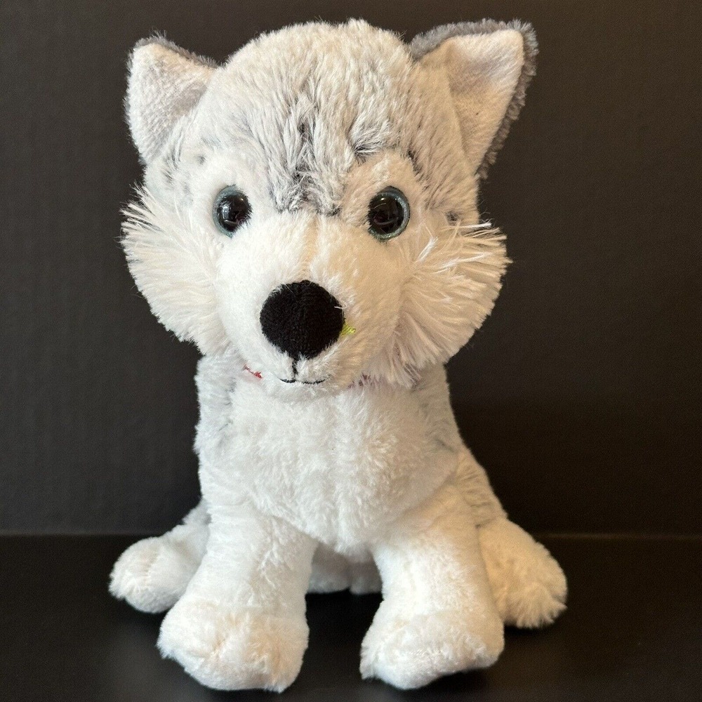 Goffa Husky Dog Stuffed Animal / Plush 9in. Tag Removed, CLEAN